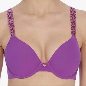 Natori Vibrant Purple Lace Bra